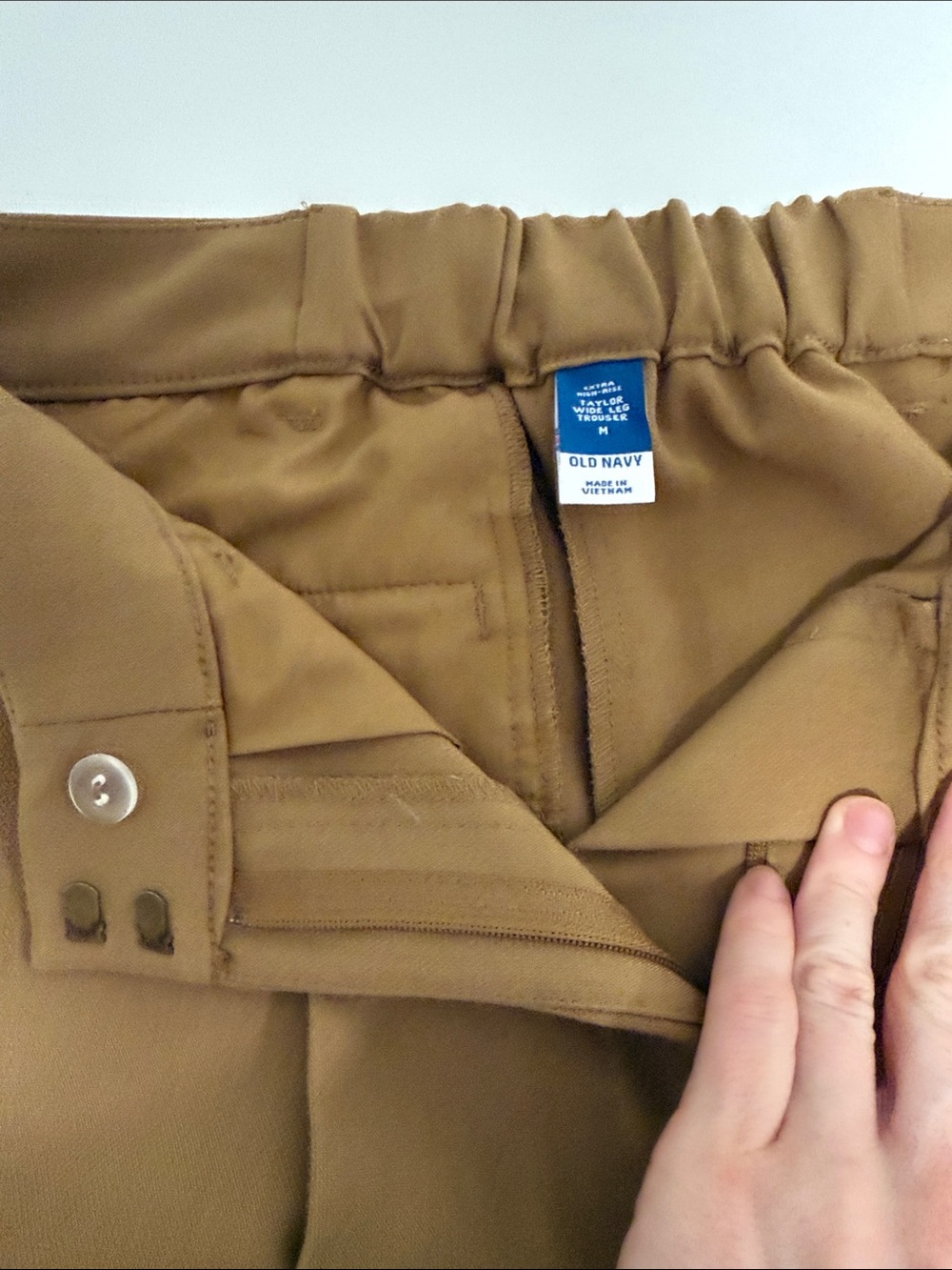 Old Navy Taylor extra high rise wide leg trousers